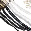 Water-soluble lace polyester filament home textile clothing accessories elastic lace white wedding dress curtains wide lace 095429279 Item Picture